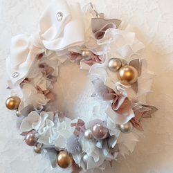 【Creema限定】リボンリース・Christmas wreath 3枚目の画像