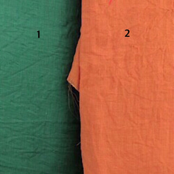 『受注生産』選べるカラー秋色リネンの2wayギャザーワンピース・ポケット付き 6枚目の画像