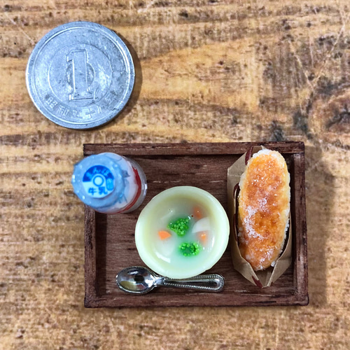 昭和レトロな給食のミニチュア その他置物 まんぼストア 通販