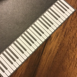 ピアノ二つ折りメッセージカード 3枚目の画像