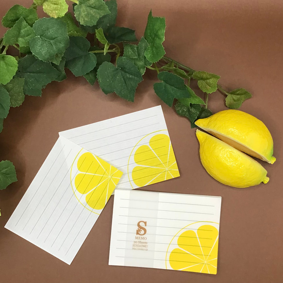 レモンの紙雑貨セット 3枚目の画像