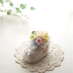 世界に一つ！出産御祝ベビーシューズのデコレーションフラワー