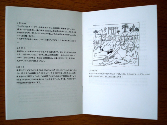 お話し冊子「なにもない青空」マグネット付き/「海岸で遊ぶカモメ」ヴァージョン 5枚目の画像