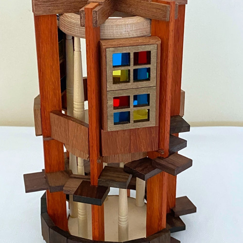 3びきのこぶた 木の家 (The Three Little Pigs -Wood house) 立体