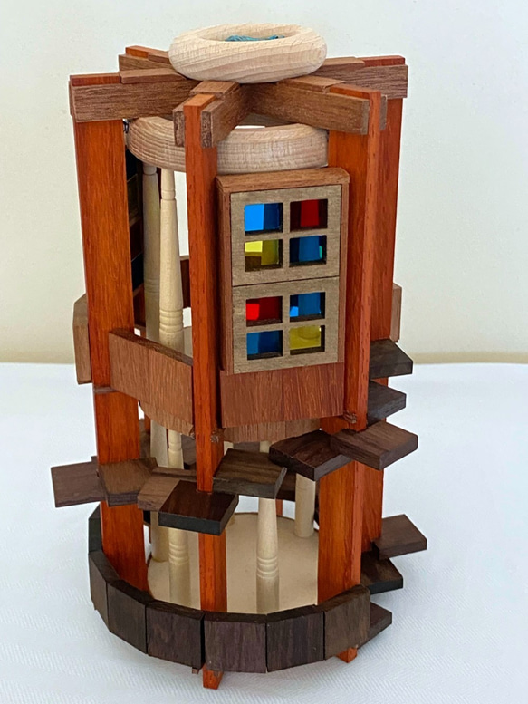 三匹のこぶた☆木のお家 ガーデンオーナメント ソーラーライト 3匹のこぶた 木の家