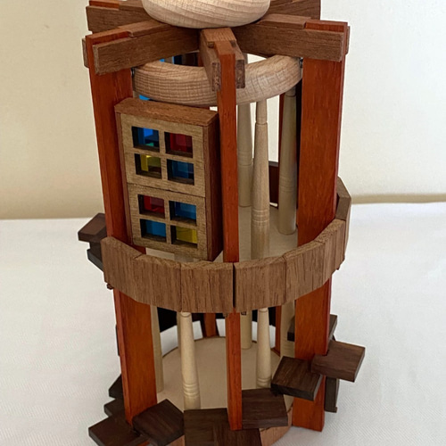 3びきのこぶた 木の家 (The Three Little Pigs -Wood house) 立体