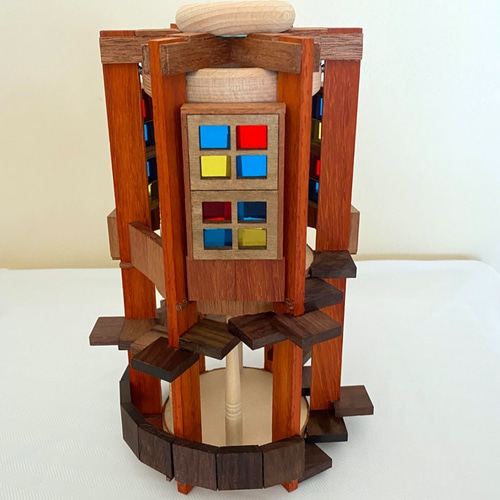 3びきのこぶた 木の家 (The Three Little Pigs -Wood house) 立体