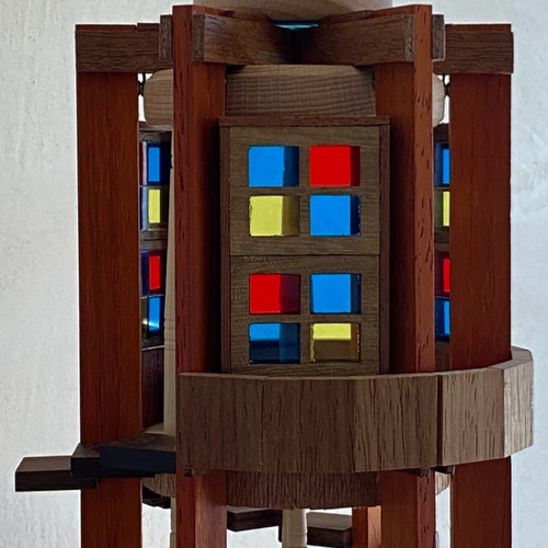 3びきのこぶた 木の家 (The Three Little Pigs -Wood house) 立体