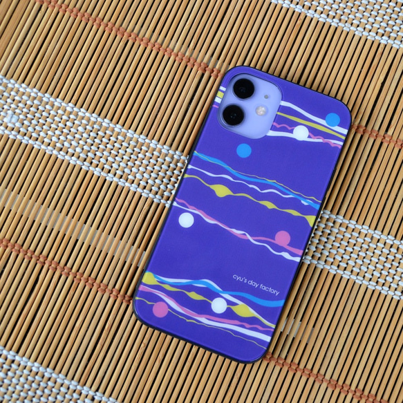 【縁日シリーズ】水風船の強化ガラス製iphoneケース　 3枚目の画像