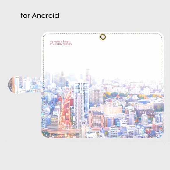 Tokyo　手帳型　スマホケース　iphone/Android対応 3枚目の画像
