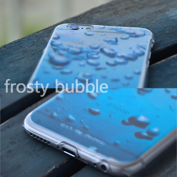 【送料無料】frosty bubble iPhone専用クリアケース 2枚目の画像