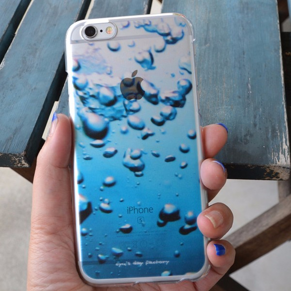 【送料無料】frosty bubble iPhone専用クリアケース 3枚目の画像