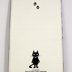 黒猫ぷーちゃん　カードケース 2枚目の画像