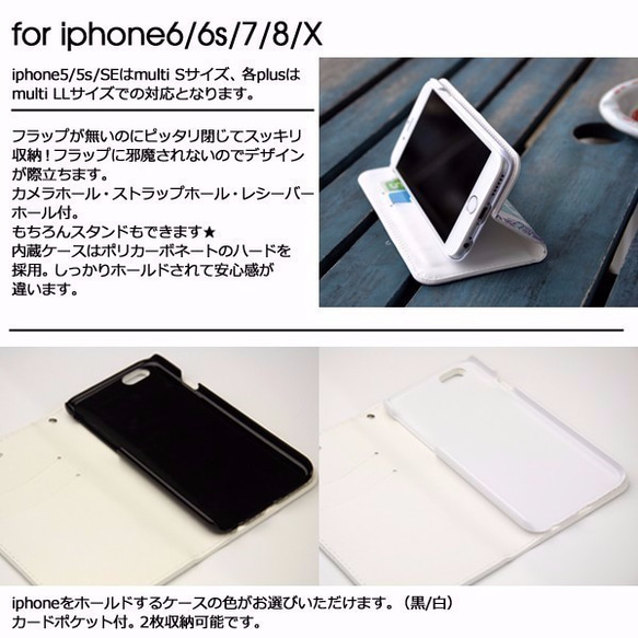 あじさい2018 手帳型　iphoneケース　 3枚目の画像