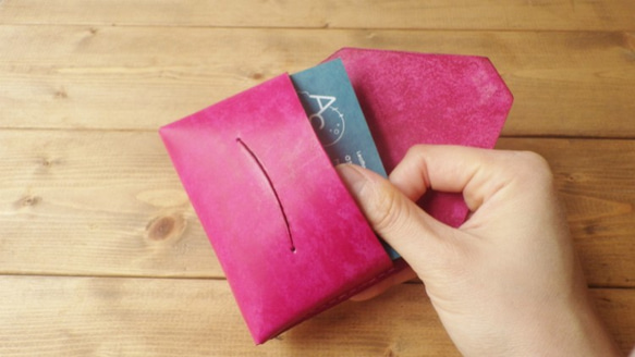 BOXカードケース【ピンク】 3枚目の画像