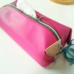 ティッシュホルダー【Pink】 1枚目の画像