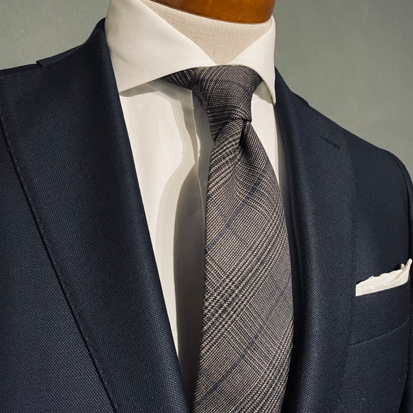 ブルックスブラザーズ グレンチェック シルク イタリア製生地 ネクタイ 米国製 BROOKS BROTHERS ブルックスブラザーズ チェック柄 ネクタイ レッド系