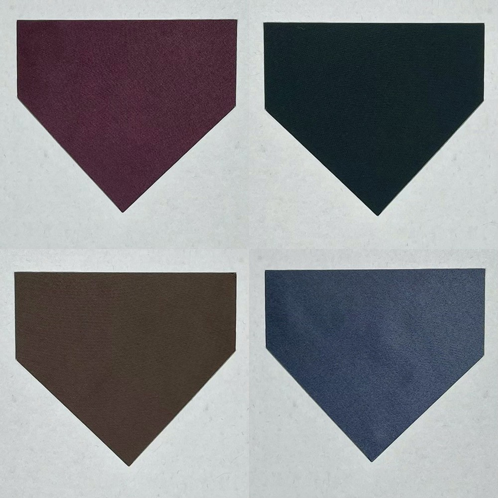 【受注製作】ボルドー／イタリア生地／ネクタイ／プレゼント　【別途】メッセージ・イニシャル刺繍オーダー