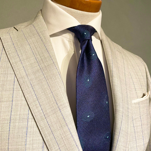 新品　タイユアタイ　ネクタイ　幾何学模様　ペイズリー　刺繍 TIE YOUR TIE/タイユアタイ】ヴィンテージペイズリー柄ネクタイ