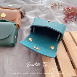 本革 ヌメ革 キーケース 小物入れ 小銭入れ コンパクト ミニポーチ