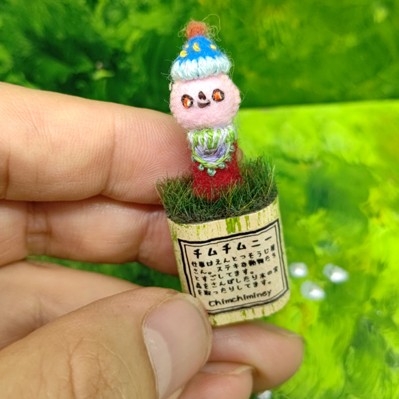 【ドイツ伝統工芸品】(額入り錫細工)と煙突掃除屋さん置物