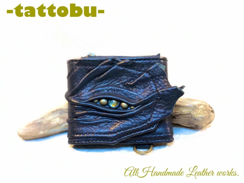 鹿革:ラブラドライトWALLET