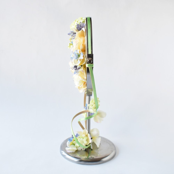 【ギフト包装無料】お花のスタンドミラー　紫陽花＆アストランティア 母の日 プレゼント 実用的 7枚目の画像