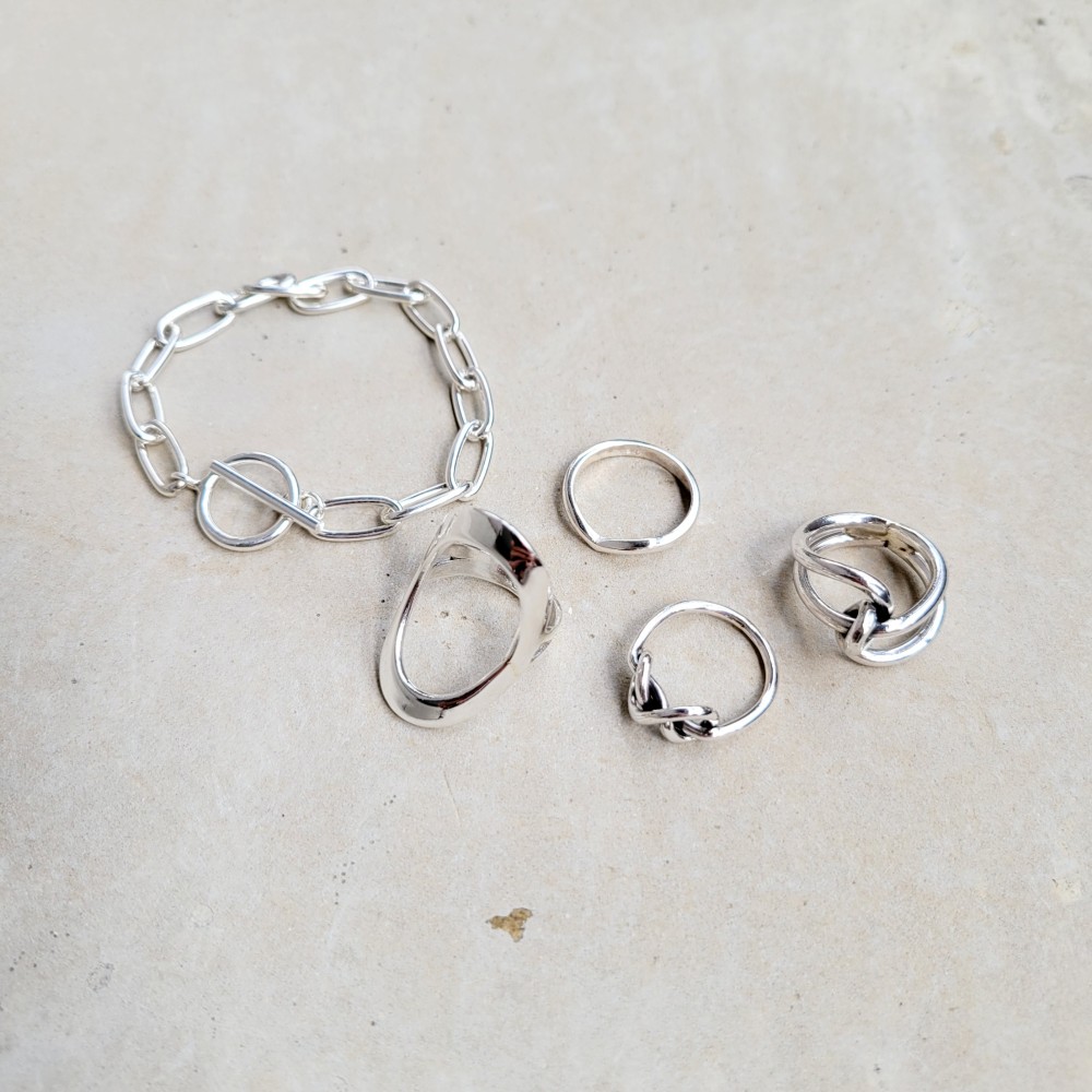 Silver925 シルバーブレスレット 手首 チェーンブレスレット2 fromam BR09010036