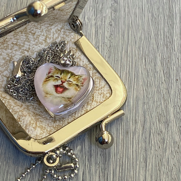 がま口チャーム・ミニジュエリーケース(テリア) 4枚目の画像