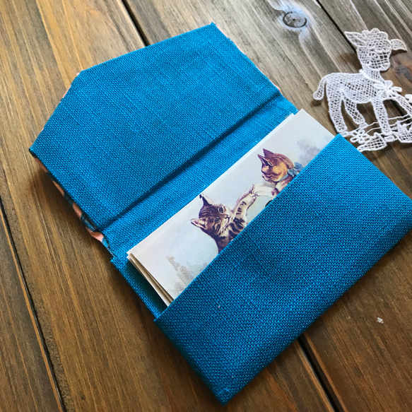 ダブルポケットカードケース（トラネコちゃん） 3枚目の画像