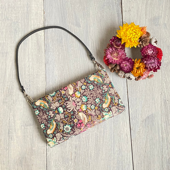 バッグの様に使えるスマホケース 手帳型 ストロベリーシーフPK（マルチタイプタイプ/全機種対応　落下防止） 5枚目の画像