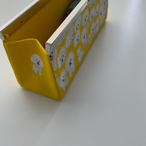 オンラインワークショップ企画用キット】縫わずに作る！文鎮口金ポーチ