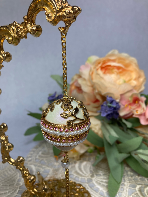 エッグアート うずらの卵オーナメント その他インテリア雑貨