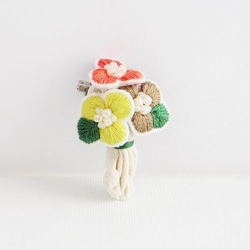 【受注生産】flower bouquet brooch  003 1枚目の画像