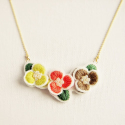 【受注生産】flower connect necklace 003 3枚目の画像