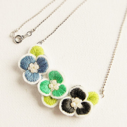 【受注生産】flower connect necklace 004 2枚目の画像