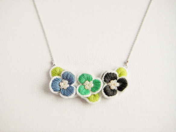 【受注生産】flower connect necklace 004 3枚目の画像