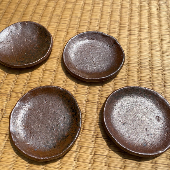 醤油皿　器　小皿　3＋1点セット　陶芸 3枚目の画像