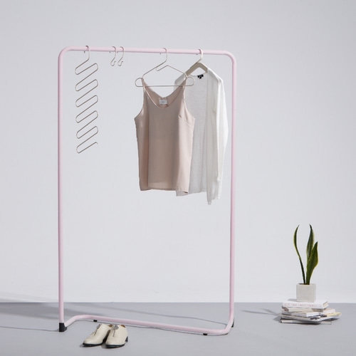 ハンガーラック パイプハンガー 物干しスタンド 衣類収納 組立簡単