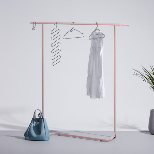 スタイリッシュ　ハンガーラック　組み立て式　オシャレラック　ミニマリスト ハンガーラック パイプハンガー 物干しスタンド 衣類収納 組立簡単