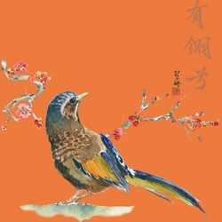 コピーペインティング光学レンズクリーニングクロス-台湾特徴鳥シリーズ（オリジナルペインティングは水彩シリーズ） 3枚目の画像