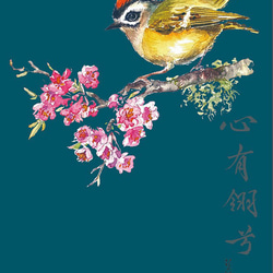 コピーペインティング光学レンズクリーニングクロス-台湾特徴鳥シリーズ（オリジナルペインティングは水彩シリーズ） 4枚目の画像