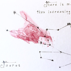 十二星座 牡牛座 A4判 アートポスター 2枚目の画像
