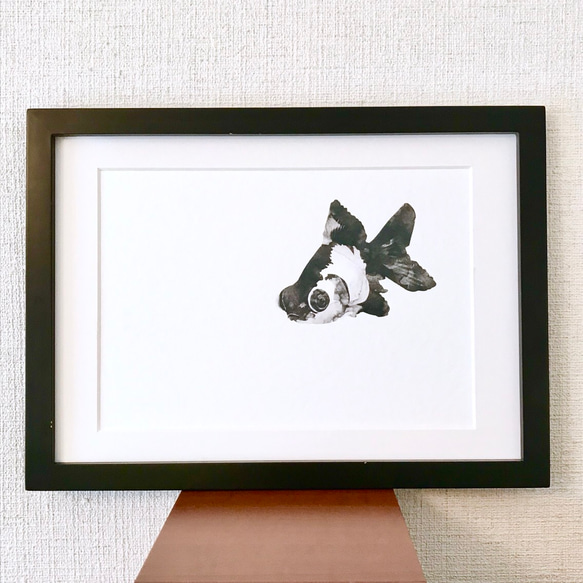 パンダ金魚 A4判 アートポスター イラスト hal0819 通販 5070955