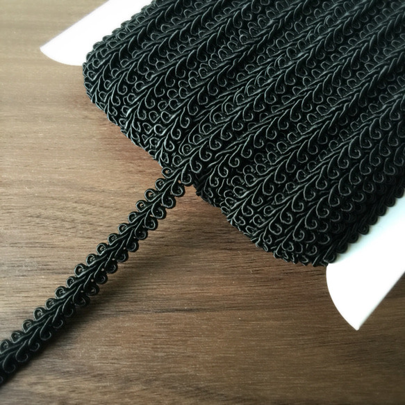 ☆大人気☆【オリジナルブレード * ブラック】1㎝巾  リーフブレード 5m 1枚目の画像