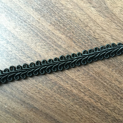 ☆大人気☆【オリジナルブレード * ブラック】1㎝巾  リーフブレード 5m 2枚目の画像