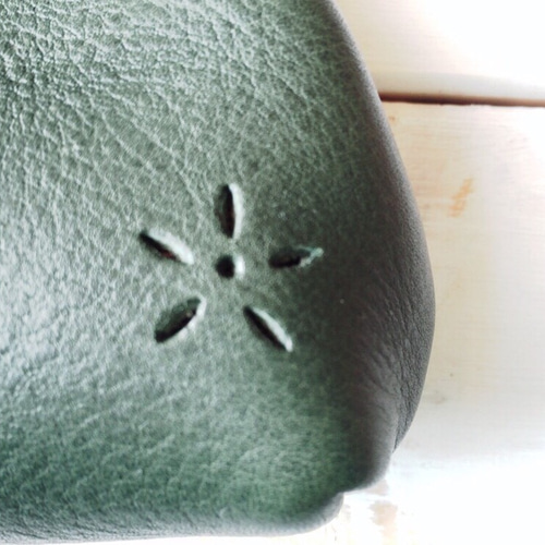 がまぐちポーチ(グリーン) がま口 チャプター 通販 1080690｜Creema