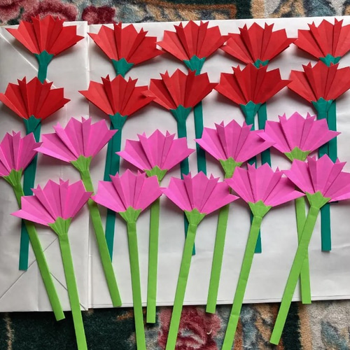 ご確認用です。折り紙カーネーション40本