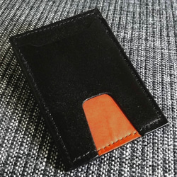 【ホースレザー】パスケース　定期入れ　カードケース　ヌメ革　本革　レザー　革　IC 2枚目の画像