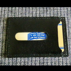 【ホースレザー】パスケース　定期入れ　カードケース　ヌメ革　本革　レザー　革　IC 4枚目の画像